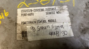 21021857 Saturn S-Series 1993 pcm ecu ecm computer - Picture 1 of 4