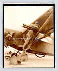 Original Ww2 Type-1 Usmc Iwo Jima Photo Airplane Crew With Satan Nose Art