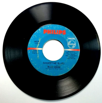 BLUE CHEER - Summertime Blues / Out Of Focus - Vinyl 45rpm 1968 Philips - Image 1 of 4