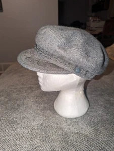 Vintage Aegean Wool Greek Fisherman's Cap Newsboy Gray - Picture 1 of 13