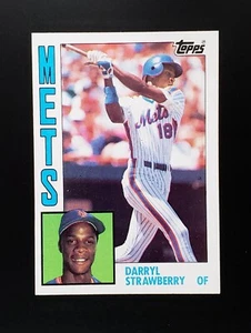 1984 Topps Darryl Strawberry Rookie RC Mets #182 0017 - Picture 1 of 3