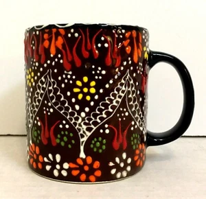 Mold Ceramic Hand Painted Decorative Mug Multicolor - Picture 1 of 10