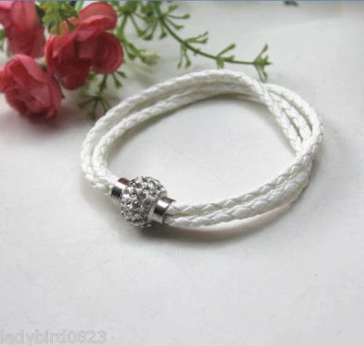 Lederarmband Armband Mädchen Damen Leder Lederschmuck  Wickelarmband - Bild 1 von 3