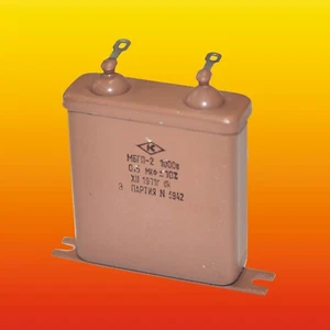 0,5 uF 1000 V 10% PAPEL RUSO EN ACEITE PIO CONDENSADOR AUDIO MBGP-2 МБГП-2 - Imagen 1 de 2