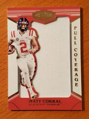 2022 Plates & Patches Full Coverage Jerseys Matt Corral Ole Miss Rookie QB - Image 1 of 2