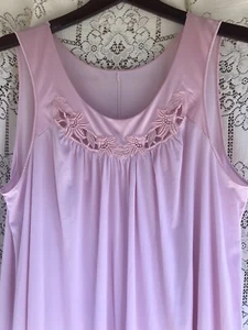 ¿Vanity Fair? Vestido SEDOSO Delgado Nailon SM Rosa/Púrpura LARGO DE COLECCIÓN 🙂 - Imagen 1 de 4