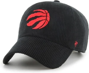 '47 Toronto Raptors Clean UP Black Thick Cord Adjustable Corduroy Hat - Picture 1 of 2