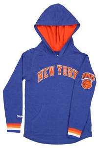 Mitchell & Ness NBA Youth (8-20) New York Knicks Lightweight Hoodie - Picture 1 of 6