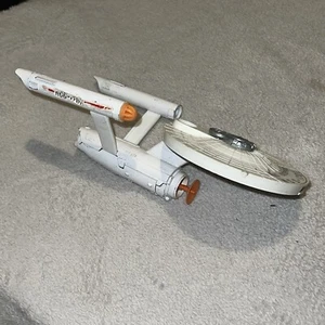 Dinky 1975 USS enterprise model in very used condition includes small vehicle *1 - Picture 1 of 10