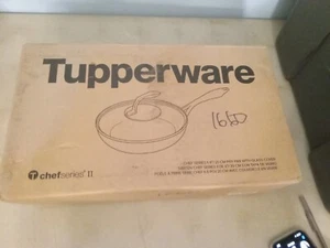 Tupperware Chef Series 2 padella per friggere 8"/20 cm con coperchio in vetro - Foto 1 di 4