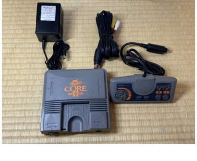 NEC PC Engine Coregrafx2 Console PI-TG7,Pad,AV cable and Game set Tested Work - Image 1 of 4