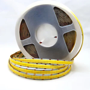 24V Double Row COB LED Light Stirp 600Leds/m Flexible Tape for House AD Sign Car - Picture 1 of 22