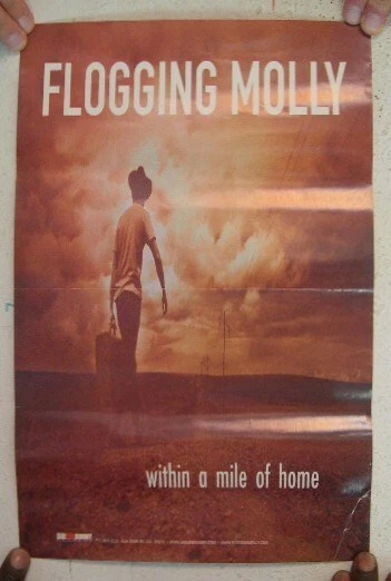 Flogging Molly Poster Within A Mile Of Home - Image 1 of 1
