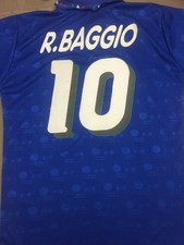 1994 World Cup Baggio Italy Football Soccer Shirt Jersey