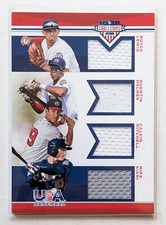 2017 USA Baseball Stars & Stripes Lewis Holmes Mitchell Siani Quad Patch /199