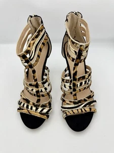 Michael By Michael Shannon Women's Nicki Leopard High Heels Dress Shoes 8 1460F - Picture 1 of 12