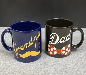 (2) Vintage Waechtersbach Grandpa & Dad Mugs Made In W Germany Father’s Day Gift - Picture 1 of 6