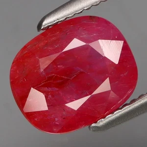 2.25Ct.Preciosa Gema Natural Top Rojo Rosa SIN CALEFACCIÓN Rubí Winza, Tanzania - Imagen 1 de 4
