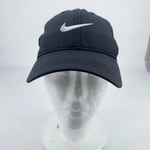 Nike Hat Cap Strap Back Child Black Dri-Fit Lightweight Athletic Youth Kids - Picture 1 of 6