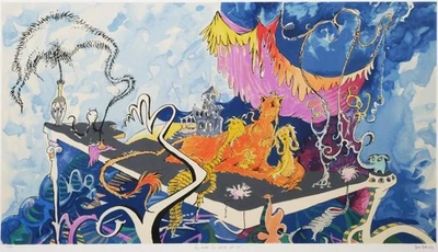 ART CART DR. SEUSS : Relaxed In Spite of It : Archival Art Print