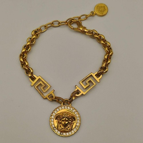 Bracciale Versace Autentico Oro Greca Medusa buone condizioni