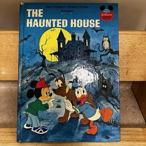 Walt Disney The Haunted House Book 1975 Wonderful World Of Reading Mickey Mouse - Picture 1 of 7