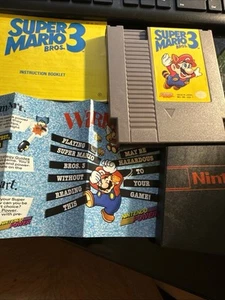 Super Mario Bros. 3 Nintendo Nes Original Authentic With Manual And Sleeve - Picture 1 of 7
