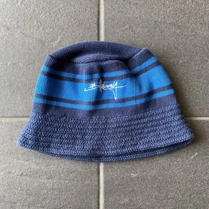 Vintage Billabong Knit Bucket Hat Blue Striped Y2K 2000s Surf Skatewear Retro - Bild 1 von 9