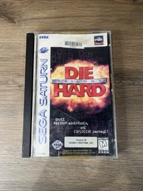 Die Hard Trilogy (Sega Saturn, 1997) Complete W/registration Card - Tested!