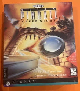 BRANDNEU versiegelt 3D Ultra Pinball Creep Night (Big Box) WIN 95 & WIN 3.1 CD-ROM - Bild 1 von 18