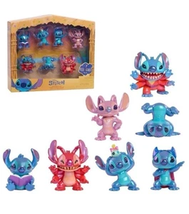 Lilo & Stitch Stitch 2-Inch Deluxe 7-Piece Figure Set - Picture 1 of 7