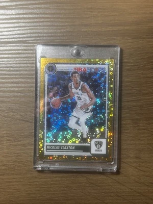 2023-24 Panini Nba Hoops Premium Stock - Nic Claxton #259 Gold Disco Prizm /10 - Image 1 of 2