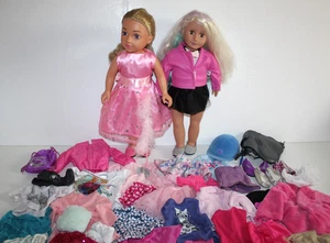 Design A Friend Bundle of Dolls And Clothes - Picture 1 of 24