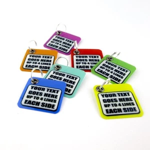 Lite Tag Bright Dog Cat Pet ID Tag Personalised Identity Dog Tags for Dogs - Picture 1 of 8
