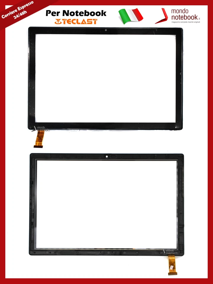ACER VETRO +TOUCH SCREEN ORIGINALE TECLAST per P20 HD 10.1" NERO per DISPLAY SCHERMO