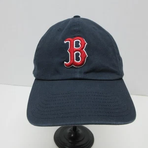 Boston Red Sox Hat Cap Strap Back Mens One Size Navy MLB Baseball Dad Hat - Picture 1 of 14