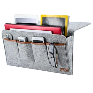 Bedside Caddy, Large Size Storage Organizer with 7 Pockets for Magazine, Remo... - Picture 1 of 7