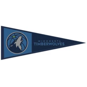Minnesota Timberwolves NBA Embroidered Wool 13" x 32" Pennant - Picture 1 of 1