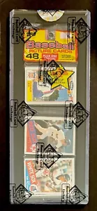 1985 Boston Red Sox Topps Baseball Rack Pack BBCE Roger Clemens Back & Boggs Top - Bild 1 von 3