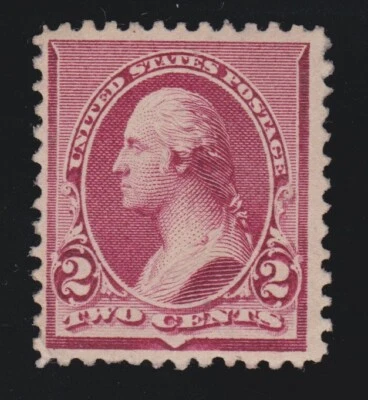 US 219D 2c Washington Mint F-VF OG NH SCV $500 - Image 1 of 2