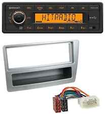 Produktbild - Continental 1DIN USB AUX MP3 Autoradio für Honda Civic 04-06 silber autom. Klima