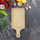 Wood Cutting Board Utensils Easy Use Portable Butcher Block Serving Tray