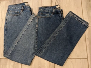 2 Pair - Sonoma Goods For Life Straight Leg The Everyday Jean Men's 36x30 Blue - Picture 1 of 12