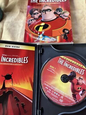 Disney Pixar The Incredibles DVD Movie 2 Disc Collectors Edition Fullscreen - Image 1 of 4
