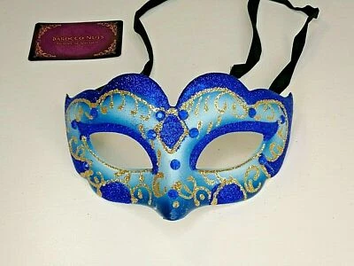 BLUE Elegance Mask of Masquerade - Venetian Costume Party Ball cosplay BN#111 - Image 1 of 3