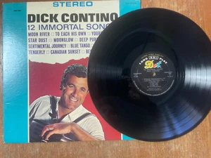 Dick Contino – 12 Immortal Songs LP Vinyl 1964 Stereo VG - Picture 1 of 6