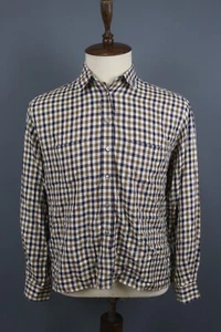 Aquascutum Zaugg Ursula Multicolor Check Long Sleeve Button Down Shirt Size 40 - Picture 1 of 18