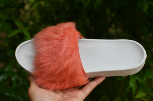 Sandalo da donna Ugg (adatta a TAGLIA: 8 9) pantofola salmone pecora donna Uggs capelli