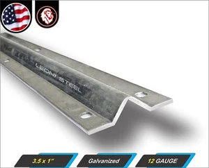 Sliding Gate V Track - Galvanized - 3.5" Wide - 12 gauge - 72" inch (6-ft) - Picture 1 of 3