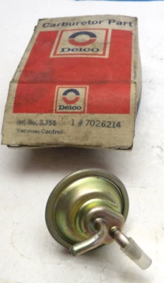 Pontiac LeMans GP Firebird 400 455 1970 4BC estrangulador de carburador extraíble GM 7026214 nuevo en caja Foto 1 de 2